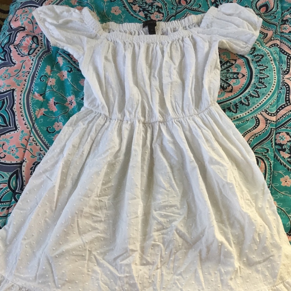 J. Crew white sundress